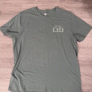 Old Navy, Mens sage green XXL Graphic Tee- Multnomah Falls. Very Nice